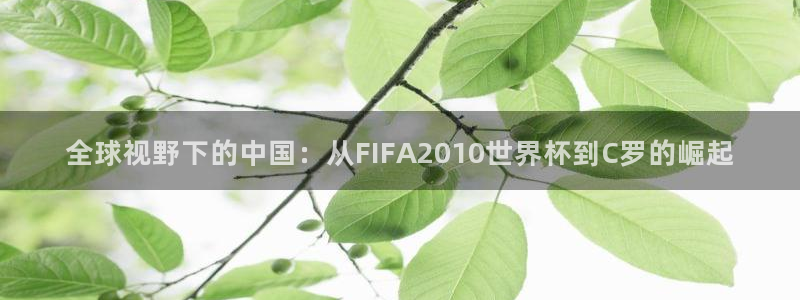 世界杯2026预选赛：全球视野下的中国：从FIFA2010世界杯到C罗的崛起